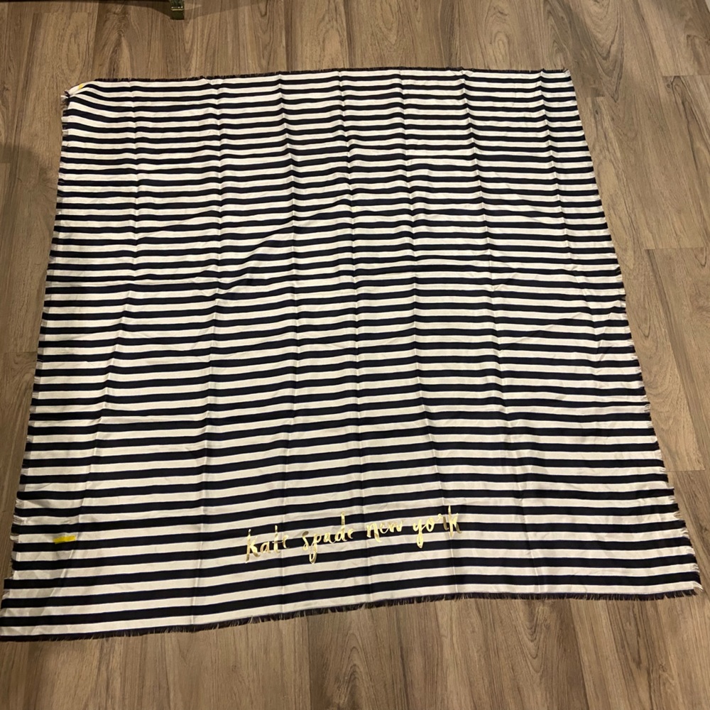 Kate Spade stripped scarf